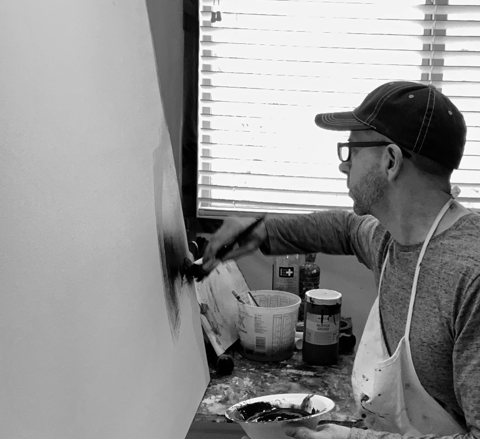 Jamie Perry in studio